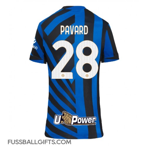 Inter Milan Benjamin Pavard #28 Fußballbekleidung Heimtrikot Damen 2024-25 Kurzarm